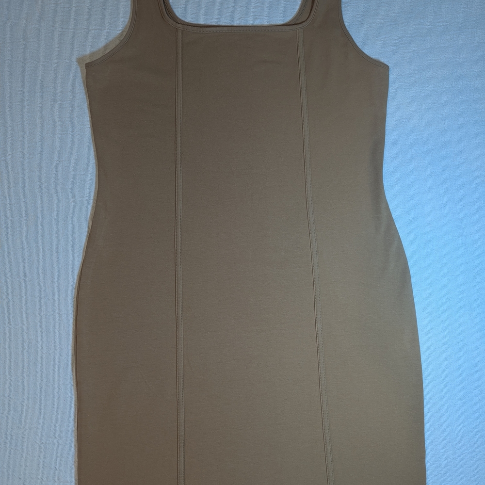 wild fable Tan Midi Tank Dress